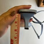 ZARA Size 40 or 9 Blue Square Toe Heeled Sandal Ankle Wrap Strappy Heels Size 40 Photo 6