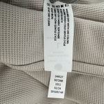 Yogalicious Waffle Jane Crop Polo Top L Grey Short Sleeve Activewear Athleisure Photo 4