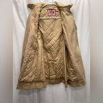 Juicy Couture NEW Y2K Vintage Cotton Double-Breasted Tan Beige Small Trench Coat Photo 12