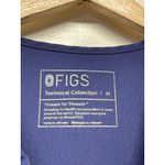 FIGS ‎ Technical Collection Catarina Pocket Scrub Top Women M Blue V-Neck Photo 2