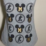 Disney Mickey Mouse sleeveless shirt tank top Sz M embossed crest ear medallion Photo 1