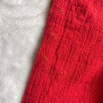 Knox Rose  Eyelet Shorts Women's Size Large Pockets Lightweight Red Cotton‎ FAIR Photo 8