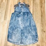 True Religion acid wash denim tunic dress sz Medium. Photo 3