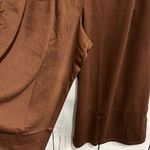 Matilda Jane NWT  Women's  Brown Alice Textured Wide Leg Cropped Pants Size Small . Photo 3