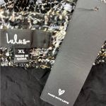 Lulu's XL Tweed Black and Gold Mini Skirt NEW Photo 1