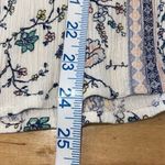 LUQ Womens Floral Rachell Tie Detail Spaghetti Strap Halter Top Multicolor Small Blue Photo 5