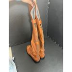 Cole Haan  Womens Leather Riding‎ Boots Brown Knee Back Zip Nike Air Size 7.5 Photo 4