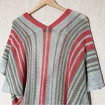 Wooden Ships Women’s Striped Cardigan Sweater Knit V-Neck Boho Beachy M/L Photo 4