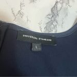 Universal Standard Becca Half Tie Dress in Navy Sz 22 24 Photo 5