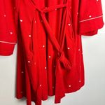 BEDHEAD Pajamas Heart Dot Stretch Organic Cotton Jersey Robe in Tiny Hearts L/XL Red Size L Photo 10