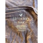 American Eagle Soft & Sexy Tank Top Womens XL Purple Acid Wash Side Tie Photo 7
