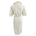 Pierre Cardin  Vintage Striped Ruffle Robe Photo 1