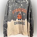 Syracuse University Orange GameDay Couture Crewneck Sweatshirt, Large Gray Photo 0