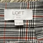 LOFT Outlet Women's Grey Plaid Schoolgirl Preppy Academia Mini Skirt Size 2P Gray Photo 3
