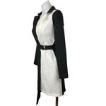 ASOS NEW Black White Colorblock Long Sleeve Collared Belted Mini Blazer Dress 0 Photo 1