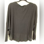 Urban Outfitters  Long Sleeve Gray Textured Holland Henly Top‎ Size Medium Photo 1