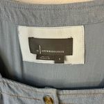 Anthropologie Long-Sleeve Square-Neck Denim Babydoll Mini Dress Size Small Photo 8