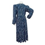 Chelsea28 Women's Med Pleated Puff Shoulder Long Sleeve Dress Vneck Cottagecore Photo 4