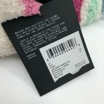 Free Press  Womens Cozy Socks Fleece Soft Novelty Heart Polka Dot Pink Ivory OS Photo 2