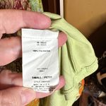 ABS Allen Schwartz Floral Mini Dress - Green and Orange Size Small Photo 3