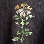 Teddi womens large shift dress with matching open knit sweater floral. See pics Black Photo 3