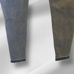 EXPRESS  Ankle Legging Mid Rise‎ Jeans with Raw Hems Photo 4