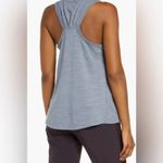 Zella Shirred Back Tank Blue Thistle Size XL New With Tags Nordstom $39 retail Photo 1