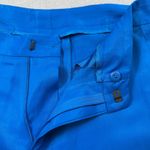ZARA  Dress Pants Linen Viscose Blend Womens 30x30 Blue Business Casual Trousers Photo 2