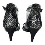 Carlos Santana Starlet Gladiator Black Glitter Crystal Sandals Shoes Size 8 Photo 5