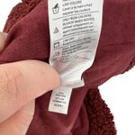 Vince Cozy Teddy Faux Fur Hoodie In Cordovan Maroon Size XS Photo 15