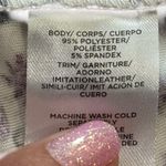 Ann Taylor Winter White Floral knit v neck Wrap Dress Size Medium Photo 9