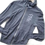 Alternative earth COPY - grey stretch zip- front hoodie Photo 4