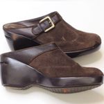 Cole Haan | Nike Air Max Brown Buckle Suede Clogs Photo 8