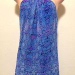Alice & Trixie  by Angela George woman size SMALL dress silk lining blue & pink Photo 0