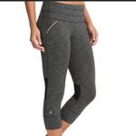 Athleta  Pants Women XS Gray Black Relay Capri‎ Legging Lounge Workout Athleisure Photo 5