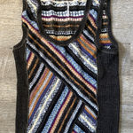 Free People  Multicolor Knit Sweater Top Size Small Photo 0