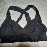 American Eagle Outfitters Bralette Black Lace Size S Photo 0