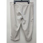 Cathy Daniels  Women's Pants Capri Pull On Comfort Linen Rayon Khaki Size XL Photo 4