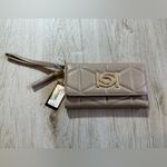 Bebe NWT  Wristelet‎ Zaza Bling Trifold Photo 2