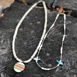 Vintage liquid silver and beaded necklaces Photo 1