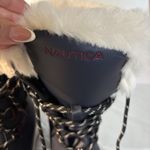 Nautica Faux Fur Lined Rain Duck Boots Women's 9 Navy Blue ~New Photo 2