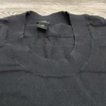 Ann Taylor Black Lightweight Knit 100% Cotton Short Sleeve Sweater Size XS Photo 5