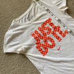 Nike  Graphic Just Do It Tee Classic T-Shirt 100% Cotton White Red Shirt XS EUC Photo 5