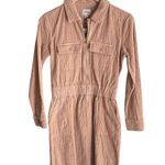 J.Crew  Zip-front cinched corduroy tan dress Photo 2