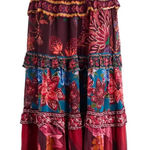 Farm Rio Anthropologie x  Printed High-Waisted Maxi Skirt Photo 0