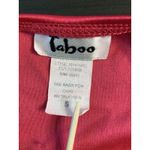 Taboo Y2K 90s  Mini Party Bodycon Red‎ Dress Small Bling Rhinestones Bubble Hem Photo 3