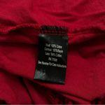 J. PETERMAN Cherry Red Tunic Womens Size Small Crochet Lace Holiday Christmas Photo 8