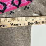 Loft fair isle ladies Cozy Knit Sweater Dress with Pink Pattern wool blend S Photo 5