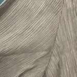 ZARA  Metallic Crinkle Oversized Button Down Blouse – Size XS Photo 3