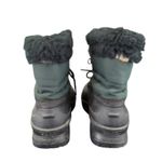 Sorel Vintage ‎ Snow Boots Short Green Plaid Women's Size 9 Photo 4